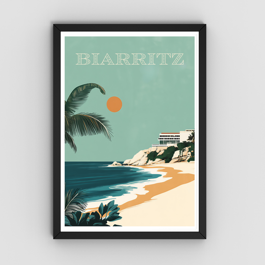Affiche Biarritz
