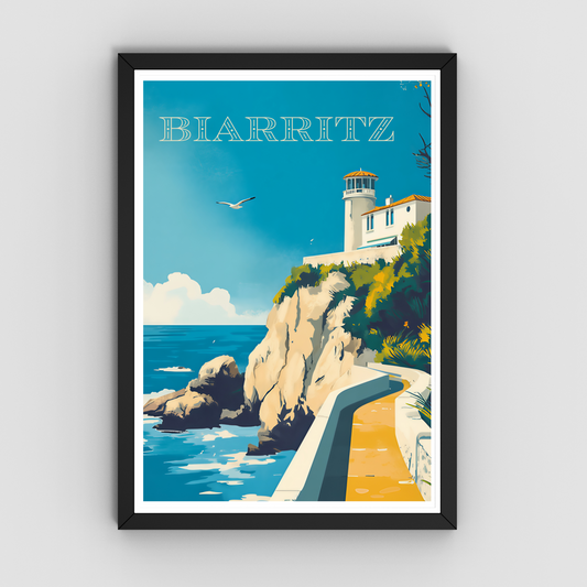 Affiche Biarritz