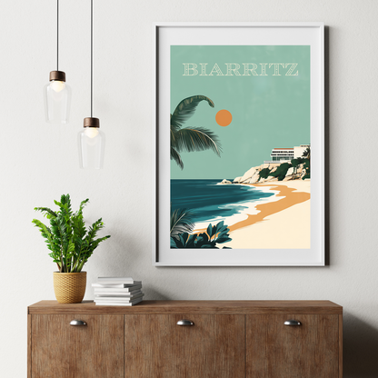 Affiche Biarritz
