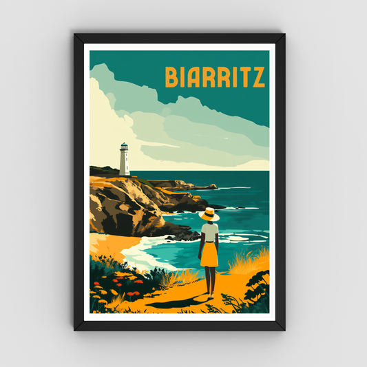 Affiche Biarritz